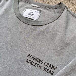 Reigning Champ Cotton Long Sleeve T Shirt Size Mens XL EUC